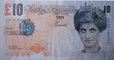 Banksy Di-Faced Tenner COA, Provenance: Banksy Di-Faced Tenner COA, Provenance