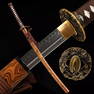 Japanese T10 Steel Clay Tempered Real Hamon Katana Sword