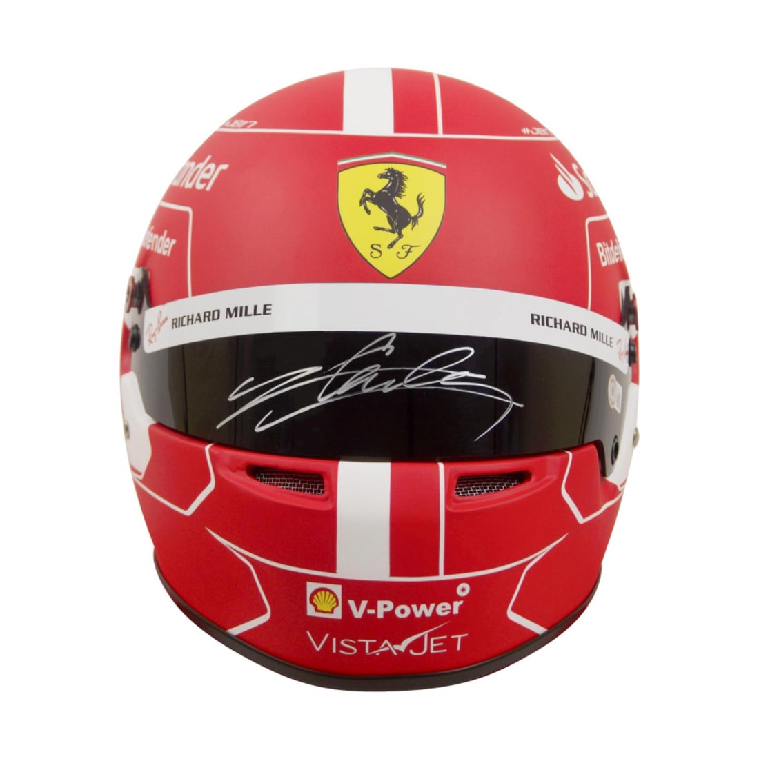 Charles Leclerc Signed Full-Size Ferrari Helmet (Beckett) (1 of 2)