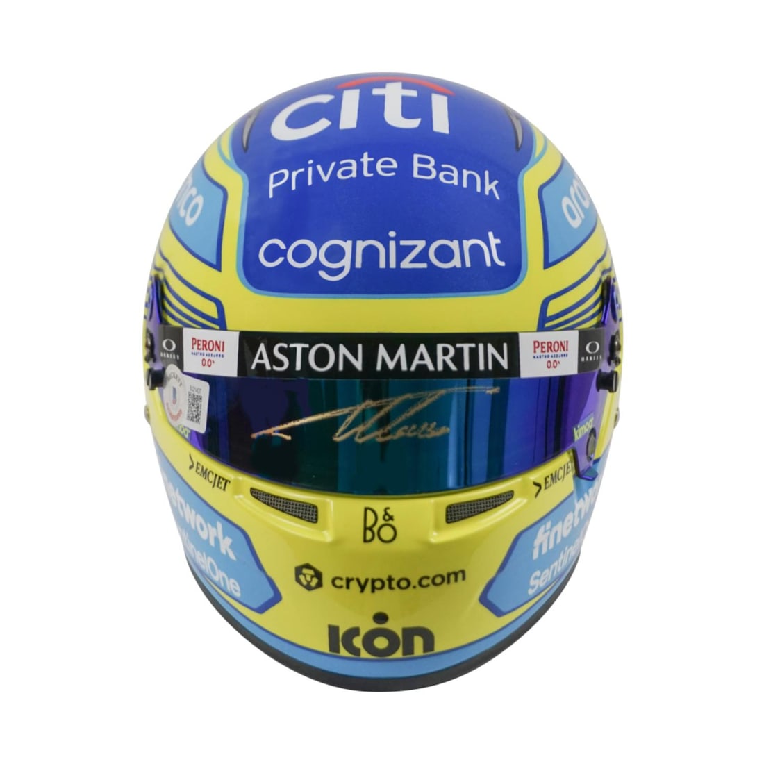 Fernando Alonso Signed 1:2 Scale Racing Helmet (Beckett) (1 of 2)