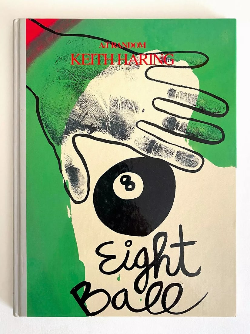 KEITH HARING " EIGHT BALL" RARE 1989 1ST EDTN JAPANENSE COLLECTOR'S ART BOOK NEW (1 of 12)