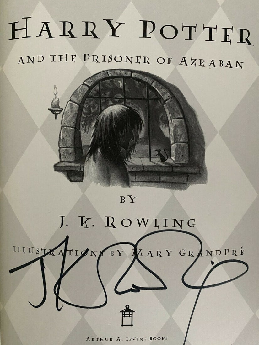 JK Rowling SIGNED Harry Potter Hard Cover Book (JSA LOA): JK Rowling SIGNED Harry Potter Hard Cover Book (JSA LOA)