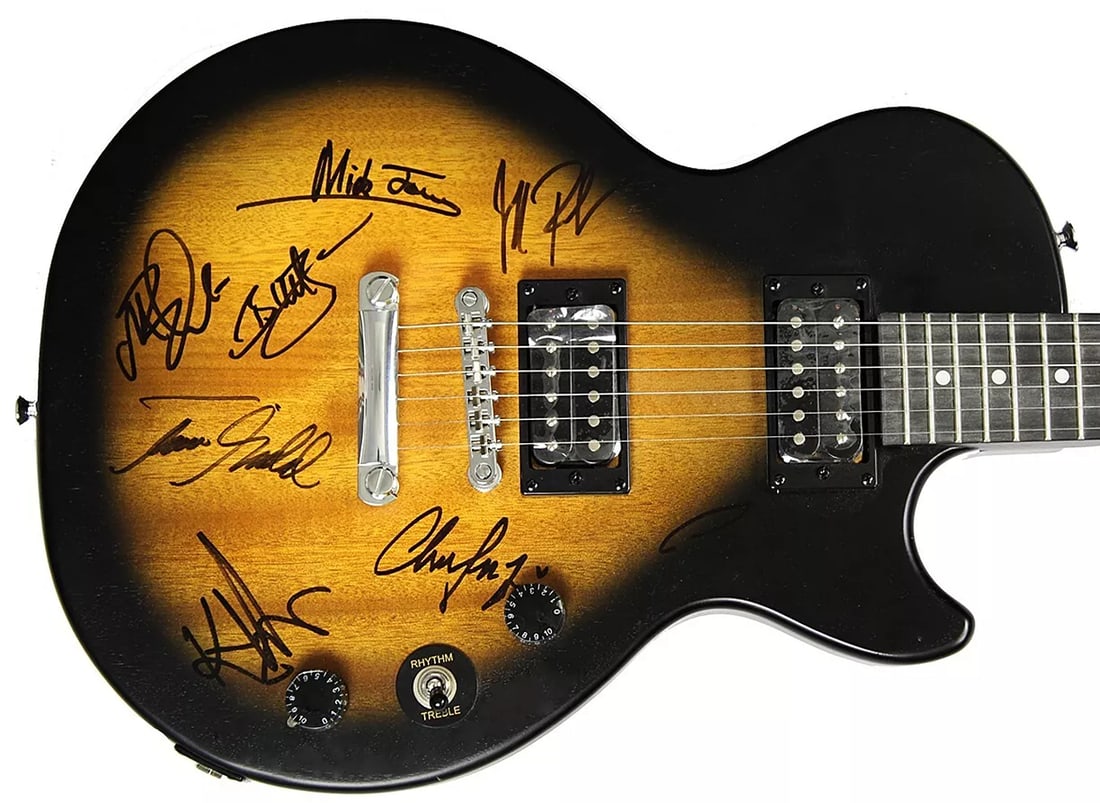 Foreigner Full Band Signed By 7 Les Paul Special Electric Guitar Mick Jones BAS (1 of 4)