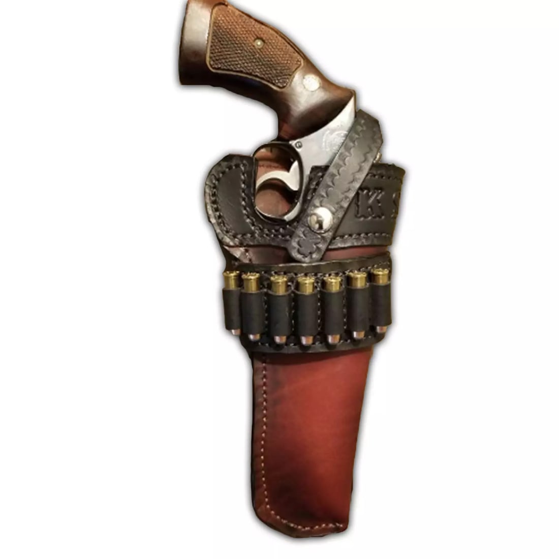 Custom cowboy Holster - Smith And Wesson K frame model 19 ..& 686 6inch barrel: Condition: New: A brand-new, unused, unopened, undamaged item in its original packaging (where packaging is applicable). Packaging should be the same as what is found in a retail store, unless the ite