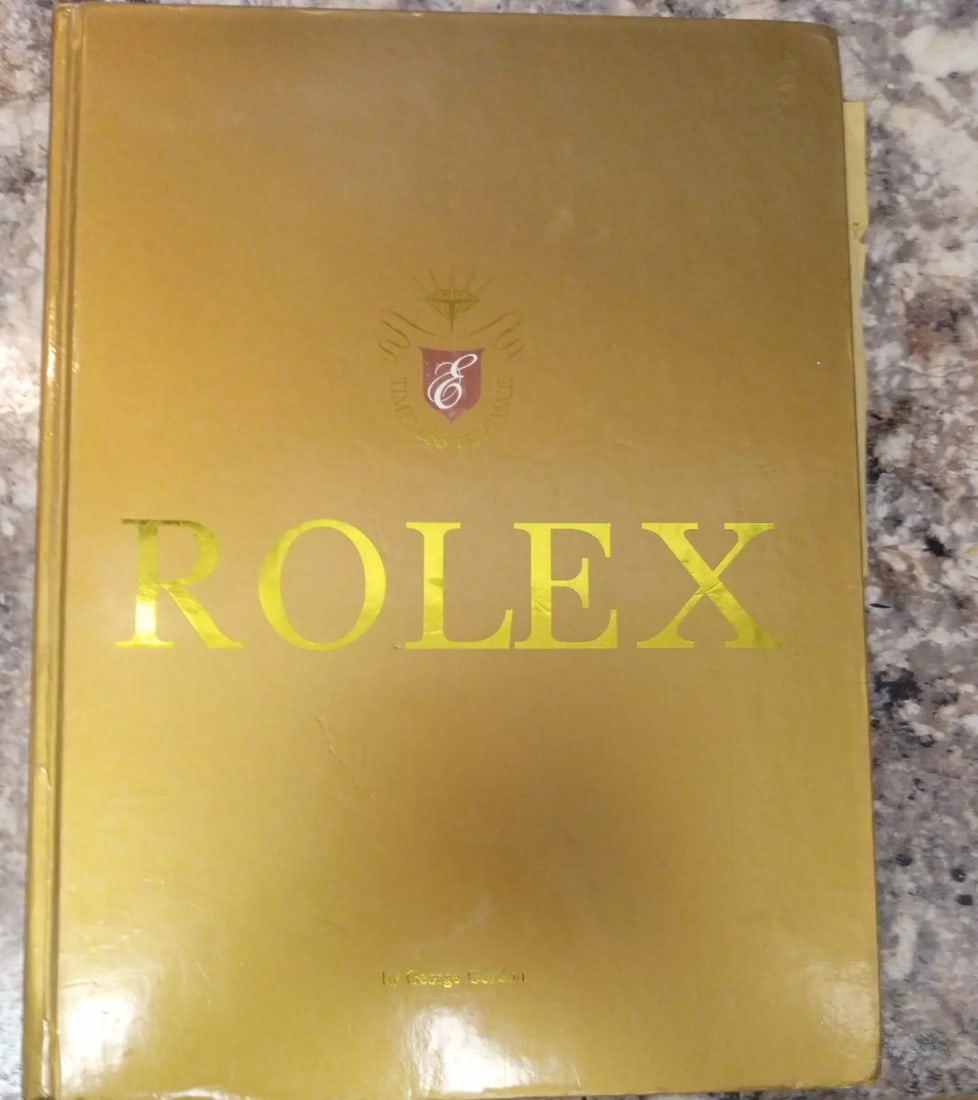 Rolex by George Gordon Coffeetable Book First Edition 1988 Vintage (1 of 4)