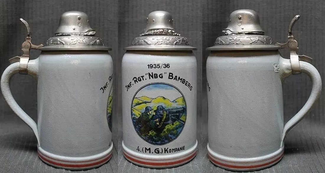 German Post War WWII Beer Stein, 1/2 ltr. (1 of 1)