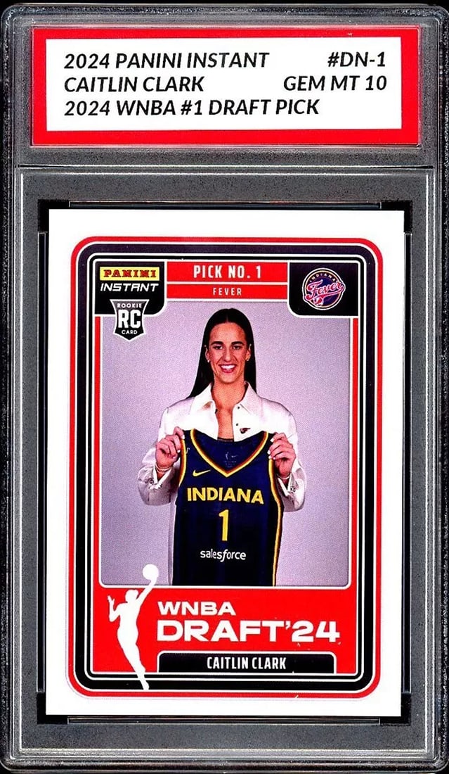 2024 Panini Instant Caitlin Clark WNBA Draft 1st Graded Gem Mint 10 RC Rookie (1 of 2)