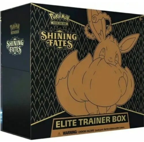 Pokemon TCG Shining Fates Elite Trainer Box ETB Factory Sealed Case 10 Boxes (1 of 1)