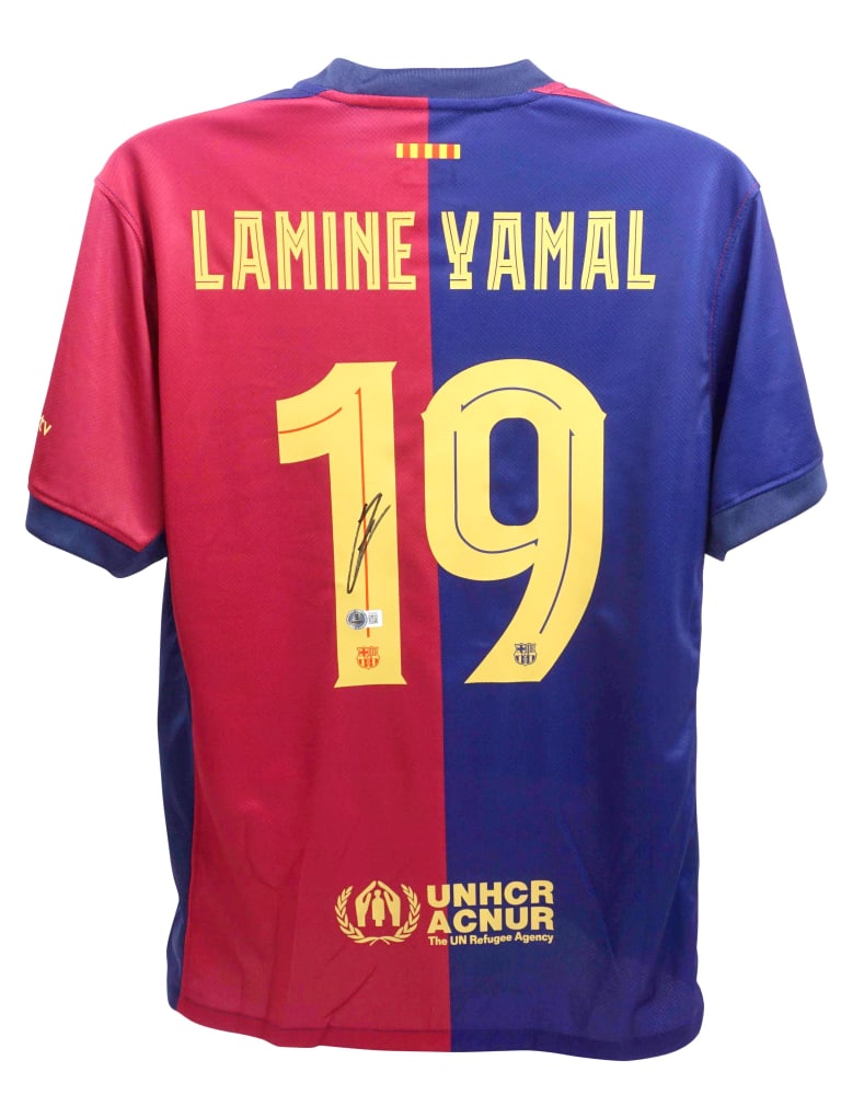 Lamine Yamal Signed Barcelona Jersey (Beckett) (1 of 2)