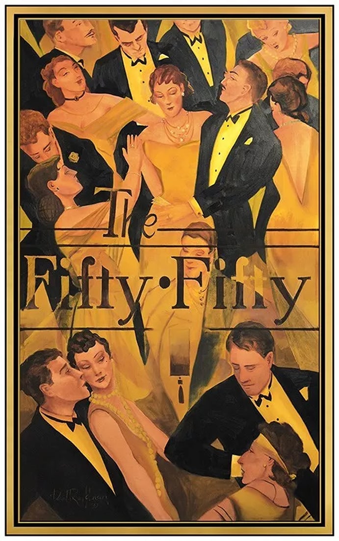 David Richey Johnsen Large Original Oil Painting on Canvas Signed Figurative Art: Condition: Used,Artist: David Richey Johnsen,Signed: Yes,Size: Large,Title: Fifty-Fifty Original,Material: Canvas, Oil,Certificate of Authenticity (COA): Yes,Framing: Framed,Subject: Portrait,Type: Pa