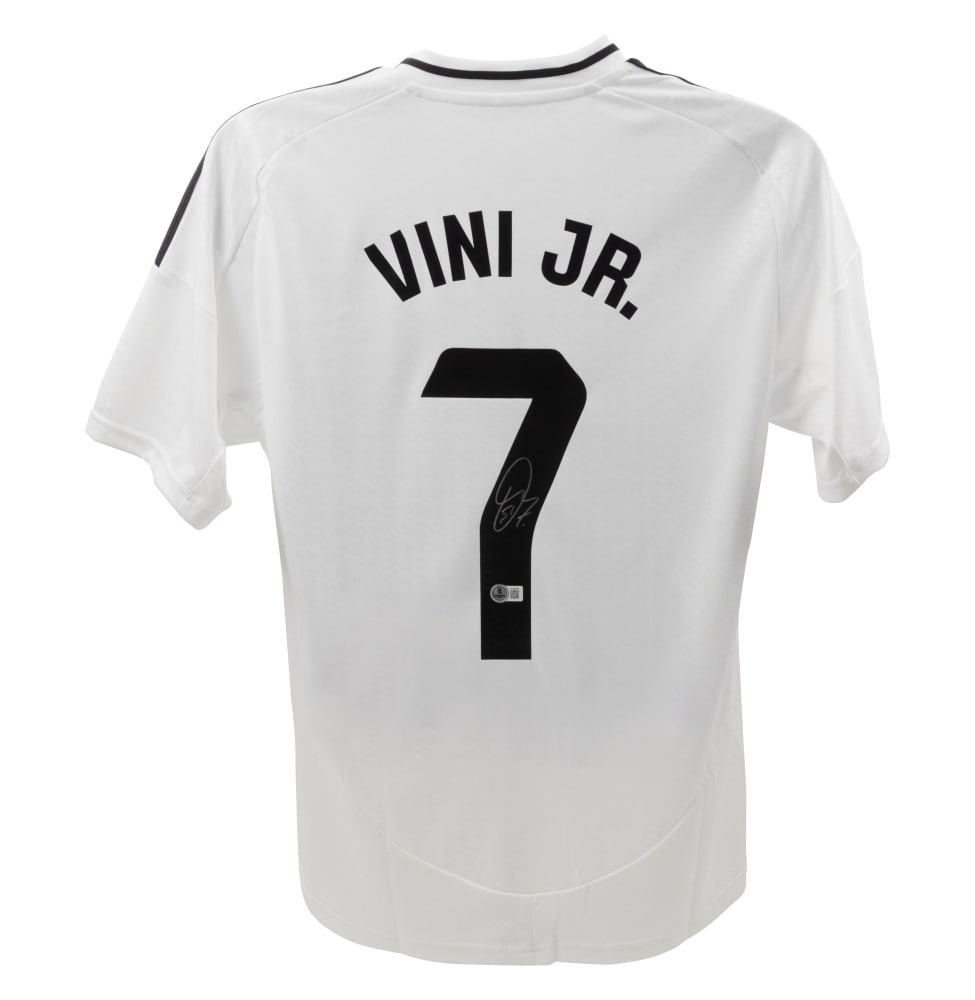 Vinicius Jr. Signed Real Madrid Jersey (Beckett): Vinicius Jr. Signed Real Madrid Jersey (Beckett)