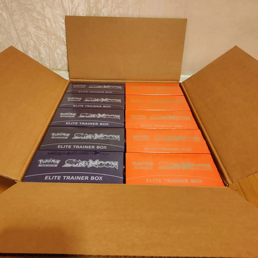 Pokemon Sun and Moon Base ETB Elite Trainer Box Case of 10 FIRST PRINT RUN (1 of 7)