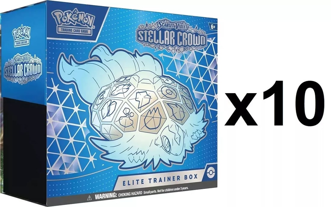 Pokemon x10 Stellar Crown Elite Trainer Box CASE Factory Sealed (1 of 1)