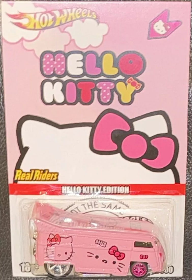 VW DRAG BUS Custom Hot Wheels Hello Kitty Series Car w/ RR: Condition: Used,Autographed: No,Vehicle Make: Volkswagen,Vehicle Type: Car,Color: Pink,Material: diecast,Scale: 1:64,MPN: hCustomHelloKtityVWBus,Age Level: 17 Years & Up,Year of Manufacture: 2020,Bran