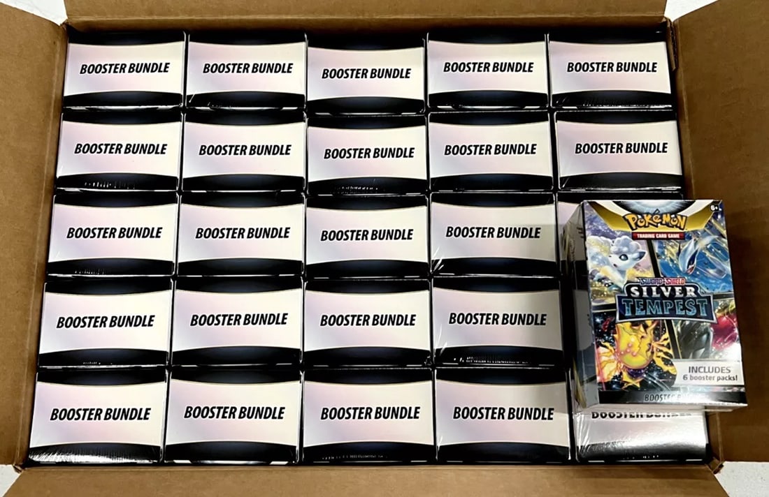 Pokemon Silver Tempest Booster Bundle Factory Sealed Case 25 Boxes 150 PACKS (1 of 2)