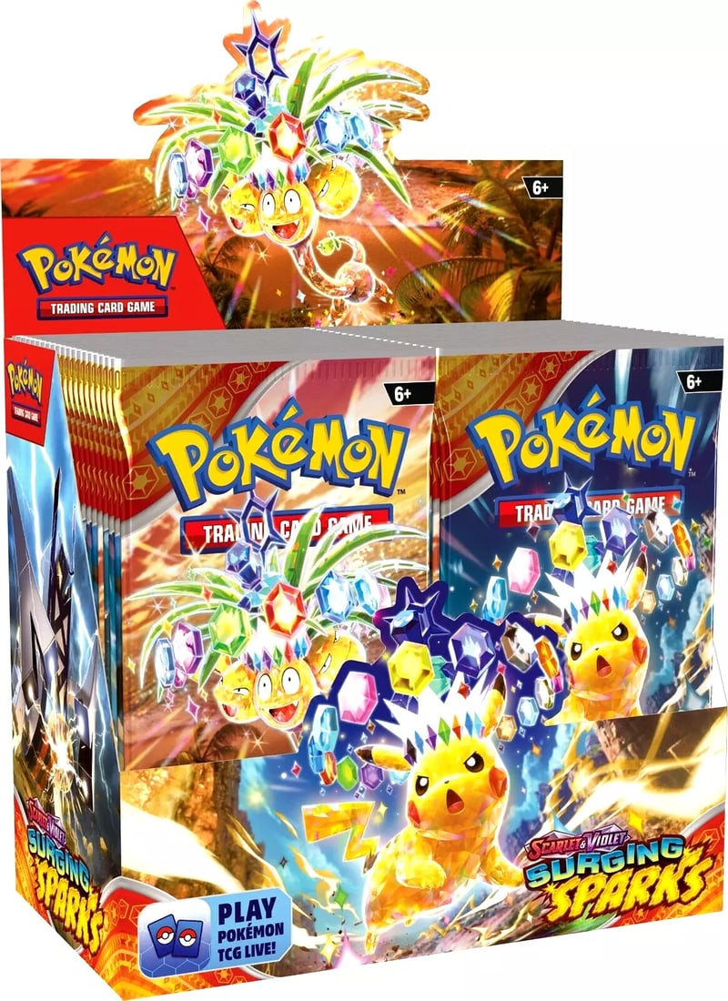 Pokemon TCG Surging Sparks Booster Box Factory Sealed (1 of 1)