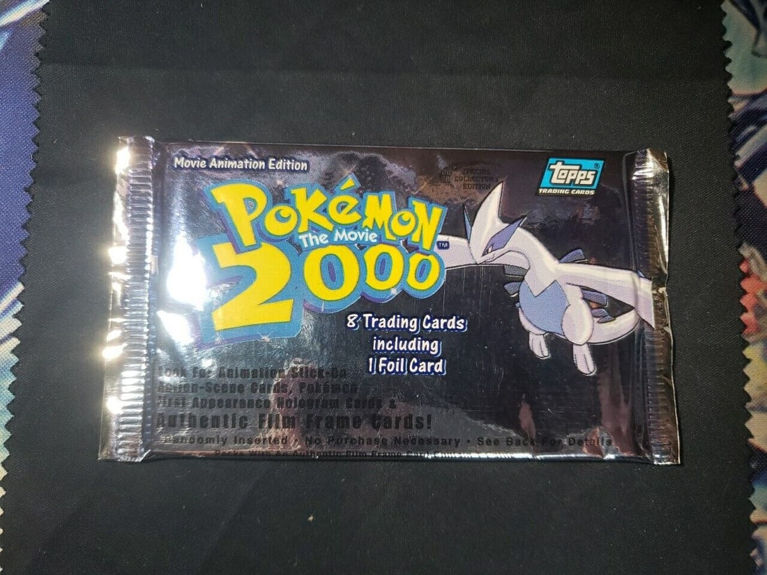 2000 Topps Pokmon Movie Sealed Pack Lugia Artwork First Appearance