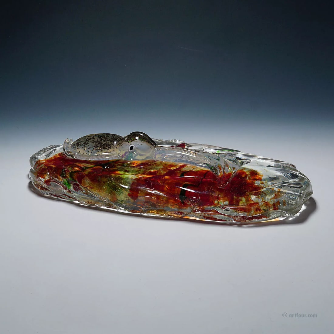 Alfredo Barbini Underwater Sculpture with Octopus, Venice ca. 1960s (1 of 11)