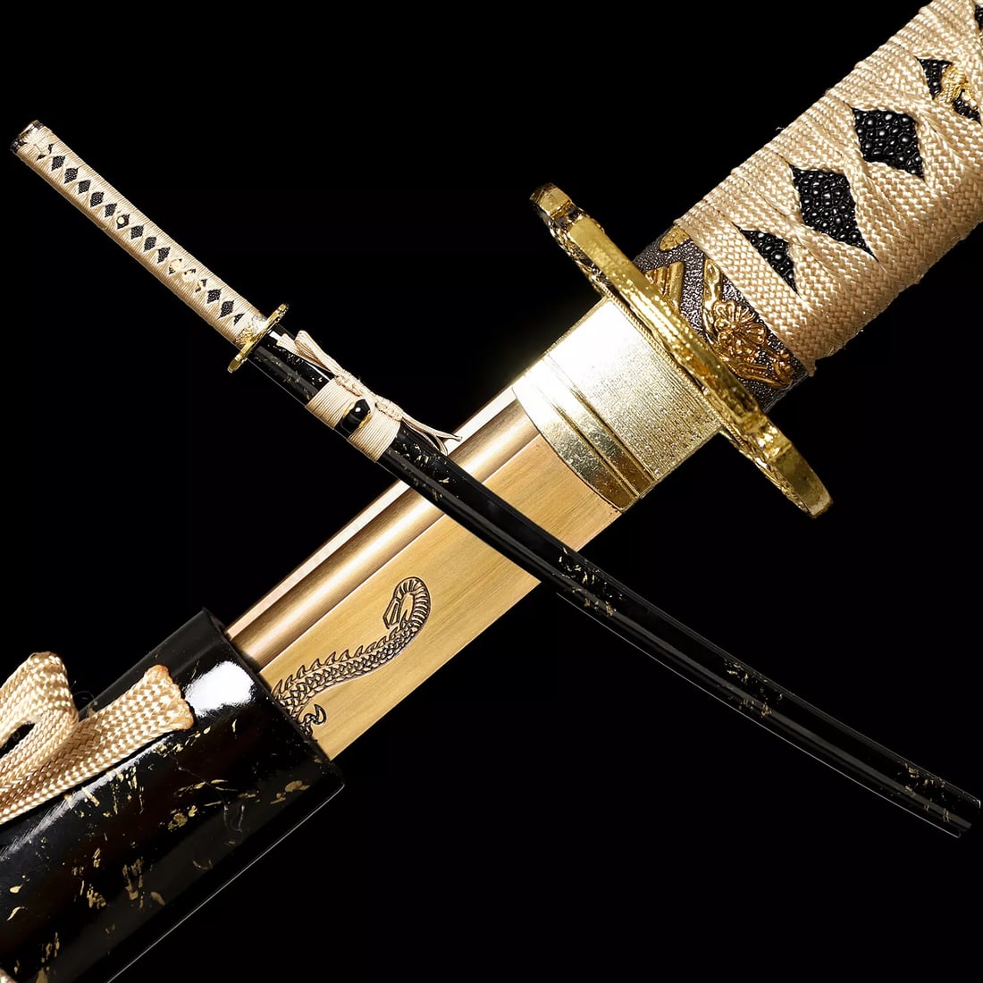 Japanese 1095 High Carbon Steel Katana Sword: Condition: New: A brand-new, unused, unopened, undamaged item (including handmade items). See the seller's listing for full details. ,Blade Material: Carbon Steel,Brand: KATOKU,Tang: Full,Handedness: 