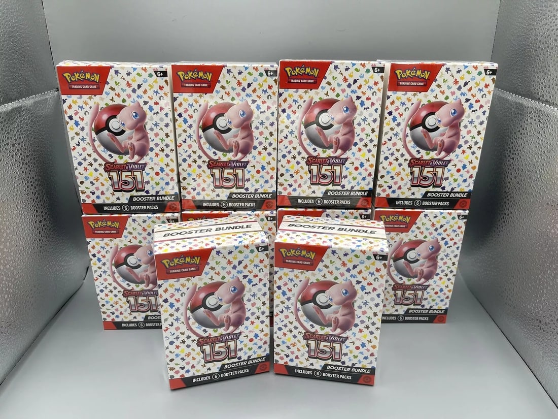 Pokémon Center Scarlet & Violet 151 Booster Bundle *Lot Of 10* (1 of 2)