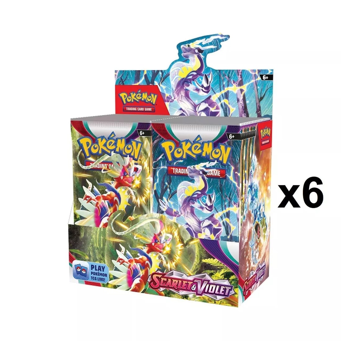 SEALED CASE! 6x Scarlet & Violet Base Set SV01 Booster Box Pokemon TCG (1 of 1)
