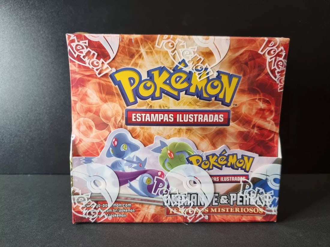 Pokemon Diamond and Pearl Mysterious Treasures Booster Box Portuguese Sealed (1 of 2)