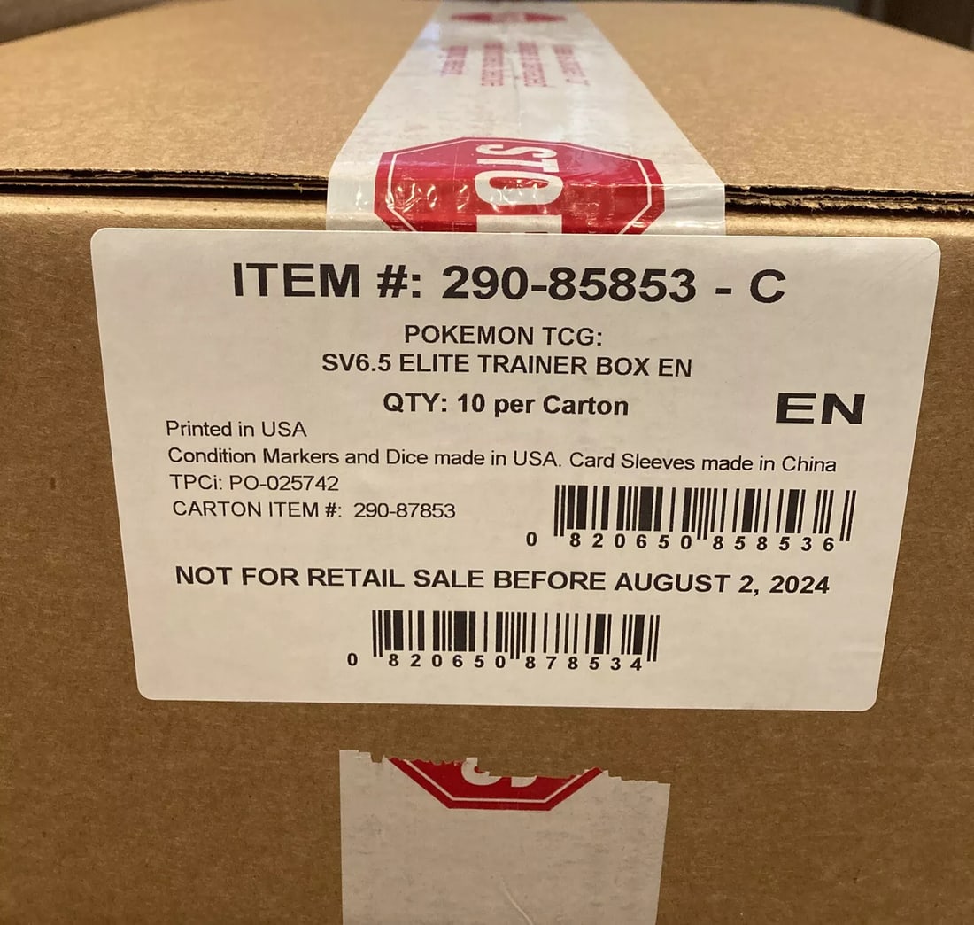 Pokemon Shrouded Fable (SV6.5) Elite Trainer Box CASE 10 Boxes Brand New Sealed: Condition: New/Factory Sealed: A brand-new, unused, unopened, undamaged item (including handmade items). See the seller's listing for full details. ,Convention/Event: AlienCon,Attribute/MTG:Color: Bla