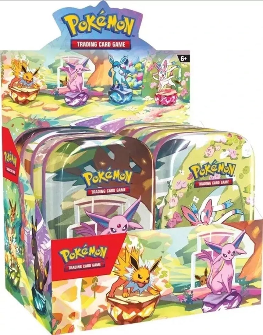Pokemon SV8.5 Prismatic Evolutions Mini Tins Display Sealed: Condition: New/Factory Sealed: A brand-new, unused, unopened, undamaged item (including handmade items). See the seller's listing for full details. ,Set: Prismatic Evolutions,Game: Pokemon TCG,Configu