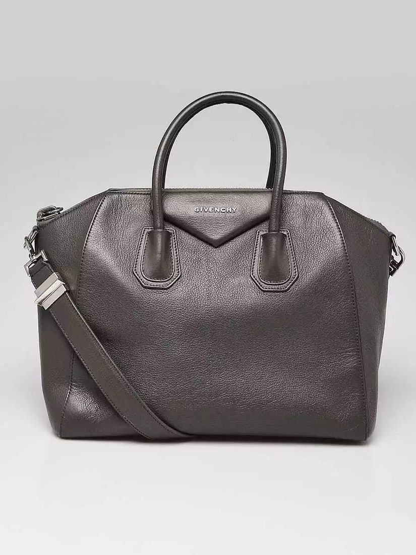 Givenchy Grey Sugar Goatskin Leather Medium Antigona Bag (1 of 10)