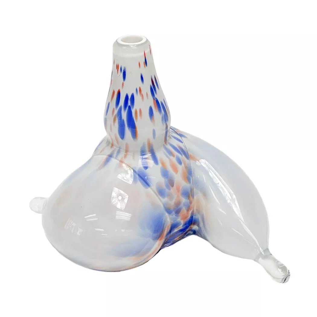 Marvin Lipofsky Signed Glass Art Sculpture~(6.25" x 8.75" x 7.25"): Marvin Lipofsky Signed Glass Art Sculpture~(6.25" x 8.75" x 7.25")