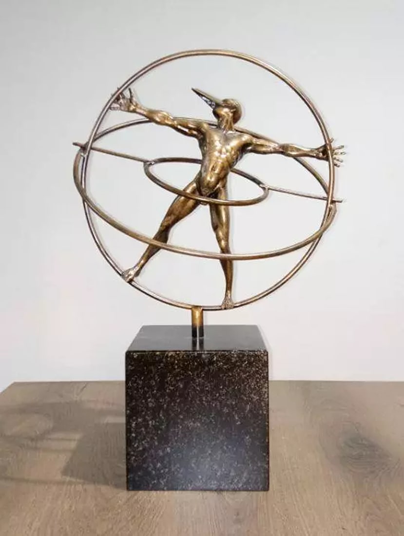 JORGE MARIN Signed Bronze Art Sculpture~(18" x 17" x 12 1/2") (1 of 5)