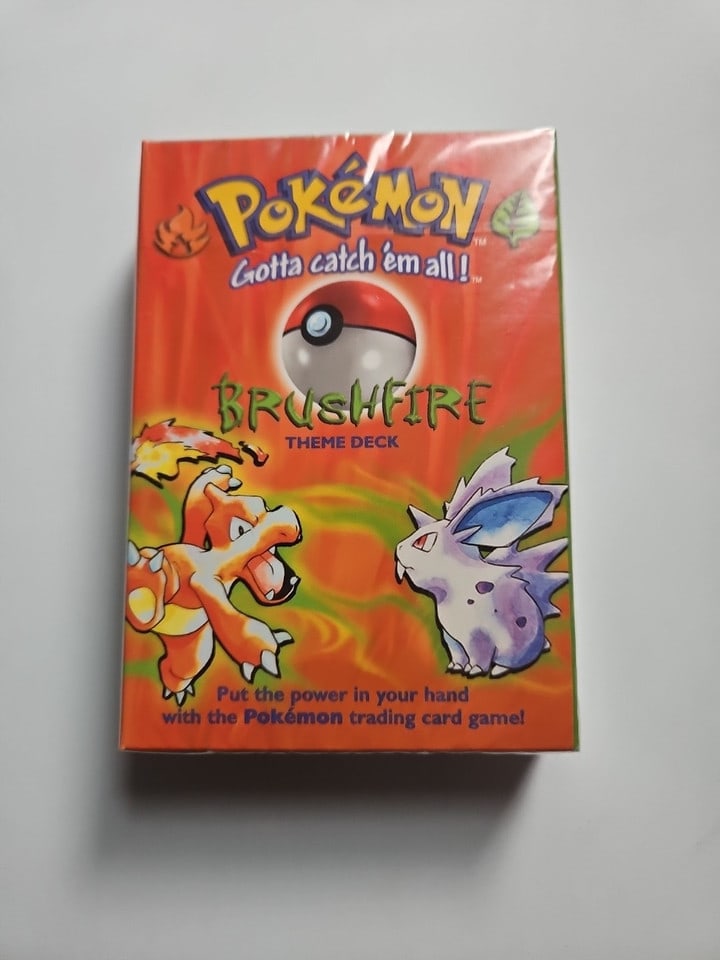 Pokemon Factory Sealed BRUSHFIRE THEME DECK WOTC NEW SEALED 1999 (1 of 1)