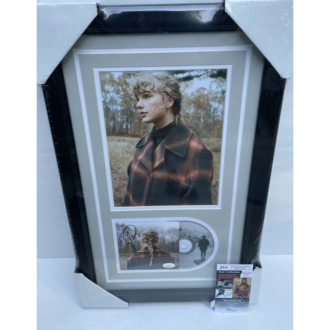 Taylor Swift Signed / Framed Evermore CD JSA COA 8x10 Folklore Lover Singer !: Taylor Swift Signed / Framed Evermore CD JSA COA 8x10 Folklore Lover Singer !