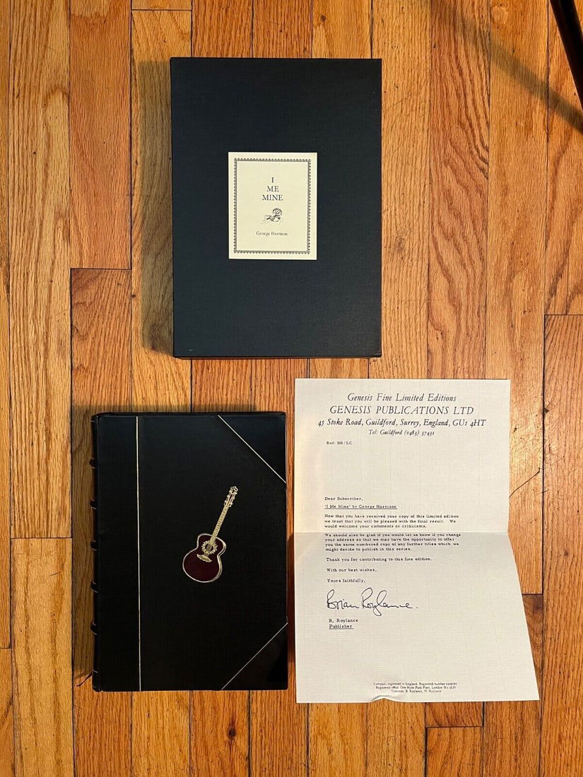 George Harrison - I Me Mine Limited Edtion Signed By : George Harrison (1 of 1)