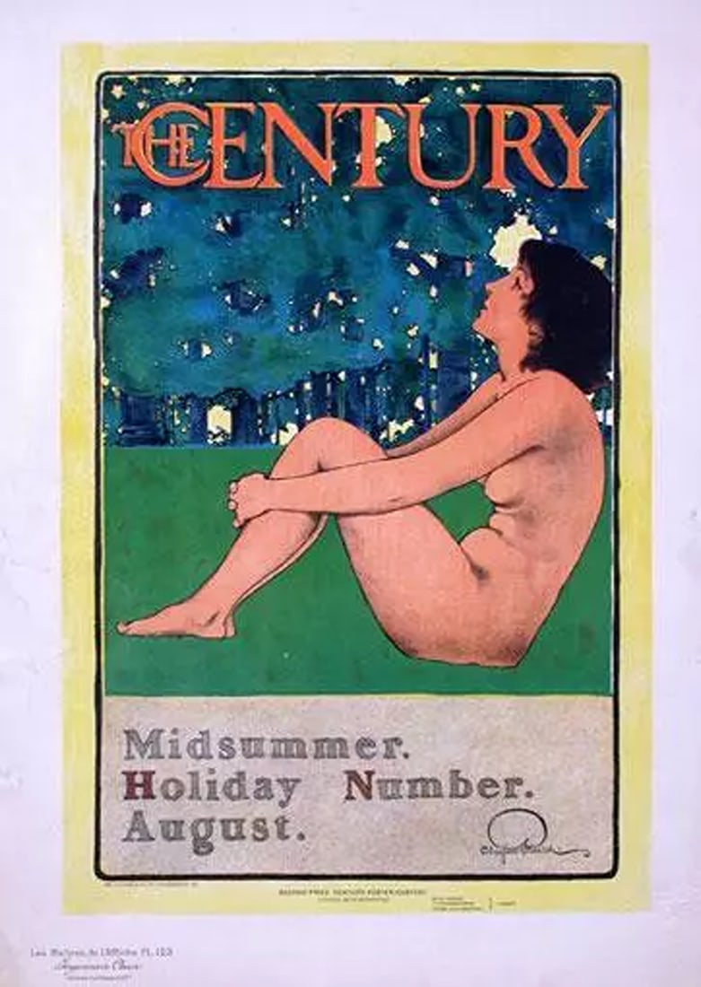 MAXFIELD PARRISH MAITRES DE L'AFFICHE ORIGINAL VINTAGE POSTER THE CENTURY 1896: Condition: Used: An item that has been used previously. See the seller’s listing for full details and description of any imperfections. ,Artist: PARRISH,Style: Vintage,Listed By: Dealer or Reseller,