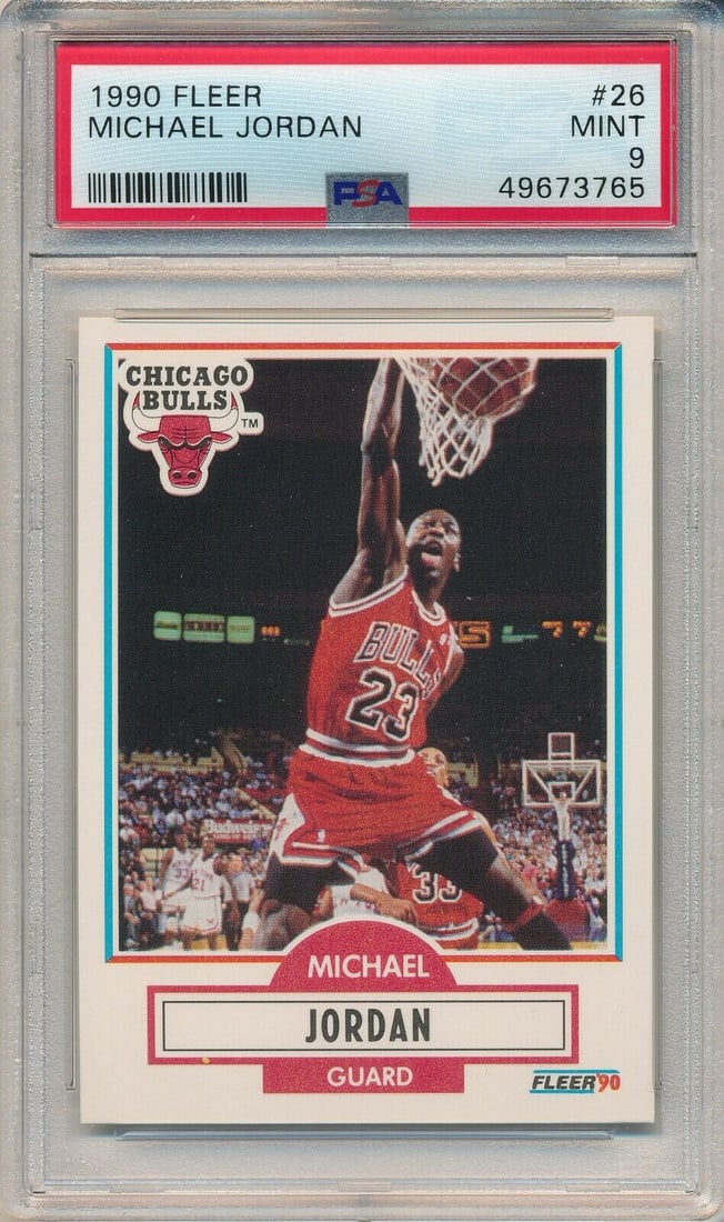 1990 Fleer Michael Jordan #26 PSA 9 (1 of 1)
