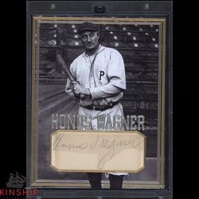 Honus Wagner signed Cut 8x10 Custom Photo JSA LOA Baseball HOF Auto Z1966
