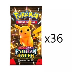 Lot Of 36 Pokemon Paldean Fates Booster Packs