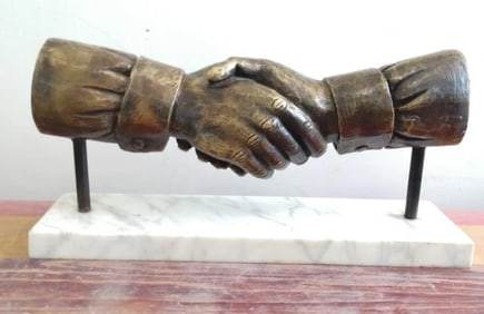 ALEJANDRO MARQUEZ Signed Bronze Art Sculpture~Edition Of /9~(6 3/4" X 16" X 3 1/4")