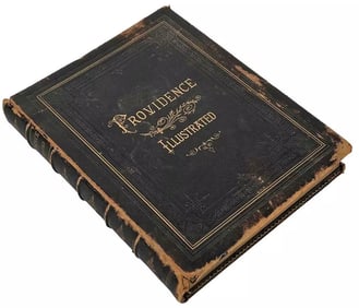 1886 H. S. Inman Providence Illustrated Rhode Island Landmarks Memorabilia Book