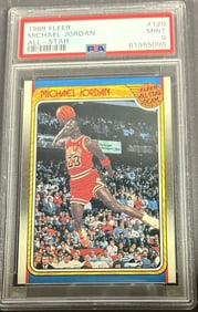 Michael Jordan 1988 Fleer All-Star #120 (PSA 9)