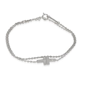 Tiffany & Co. Tiffany T Diamond Bracelet in 18k White Gold 0.09 CTW
