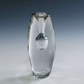 Vintage Art Glass Vase 'Tokio' by Tapio Wirkkala for Iittala 1950s