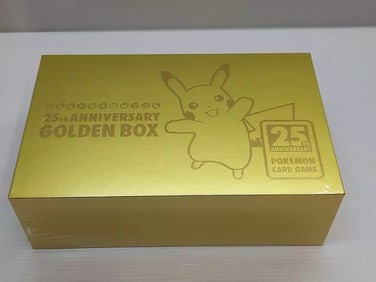 Pokemon Card 25th Anniversary Golden Box Set Pikachu Pokemon Japanese