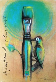 Argenteuil plus Vert by Andre Francois original Serigraphie 1990