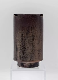 Otto Natzler Art Pottery Sculpture Stoneware Vase, 1985