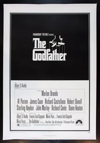 THE GODFATHER- ORIGINAL- VINTAGE MOVIE POSTER 1972