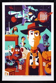 TOY STORY- MONDO ALAMO DRAFTHOUSE- "MOVIE POSTER 2012
