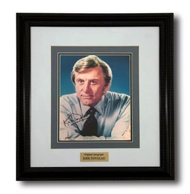 Kirk Douglas Signed 8x10 JSA COA Photo Framed Autograph Spartacus Michael Viking