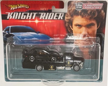 KITT Custom Hot Wheels Team Transport Knight Rider Pontiac Firebird w/ RR *